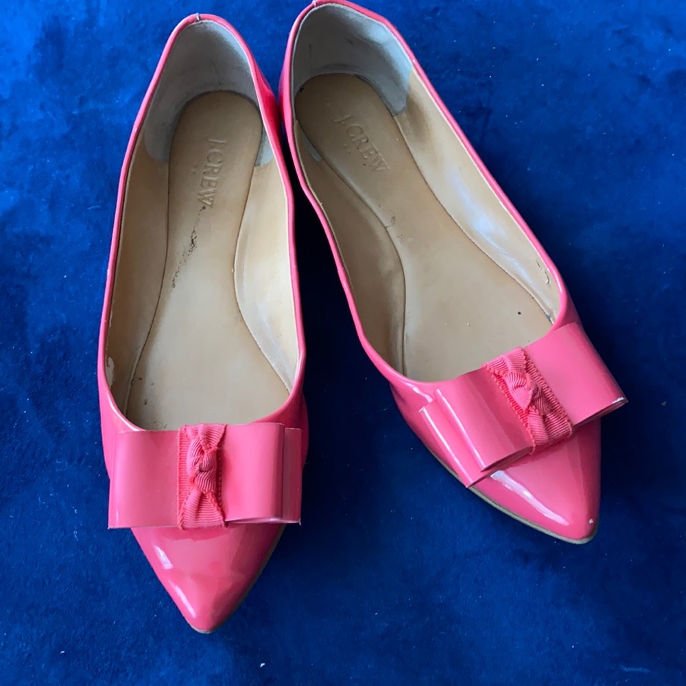 Pink ballet flats